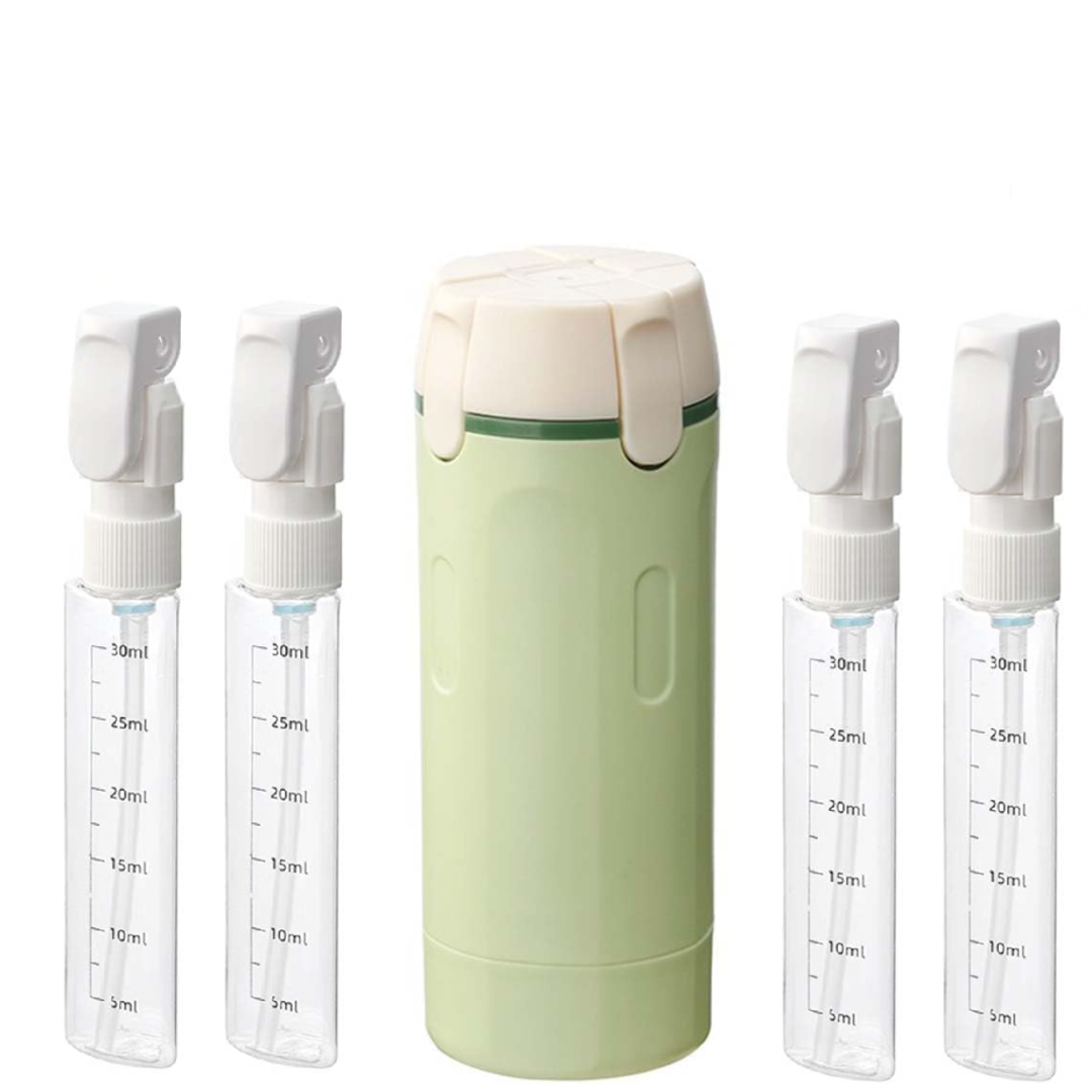 Dispensador 4 en 1 para viajes